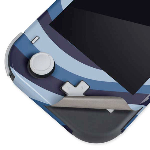 Blue Heart Pattern Nintendo Switch Lite Skin